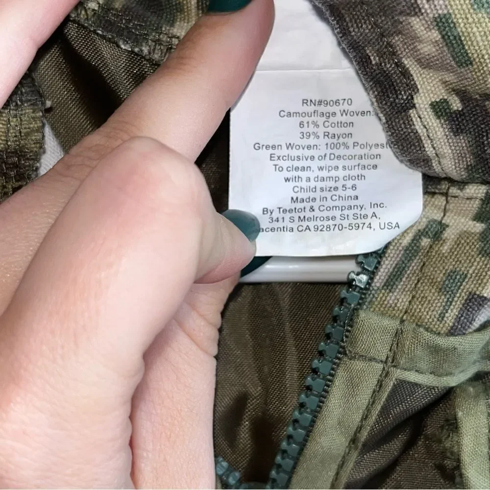 Teetot & Co Army Special Forces Camo Jumpsuit - Picture 9 of 9